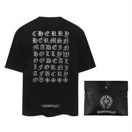 chrome hearts t-shirt manches courtes pour unisexe s_1201511